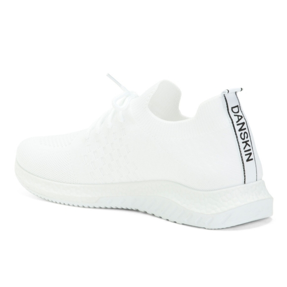 Danskin Shoes Danskin Free Slip On Knit White Sneakers New Poshmark